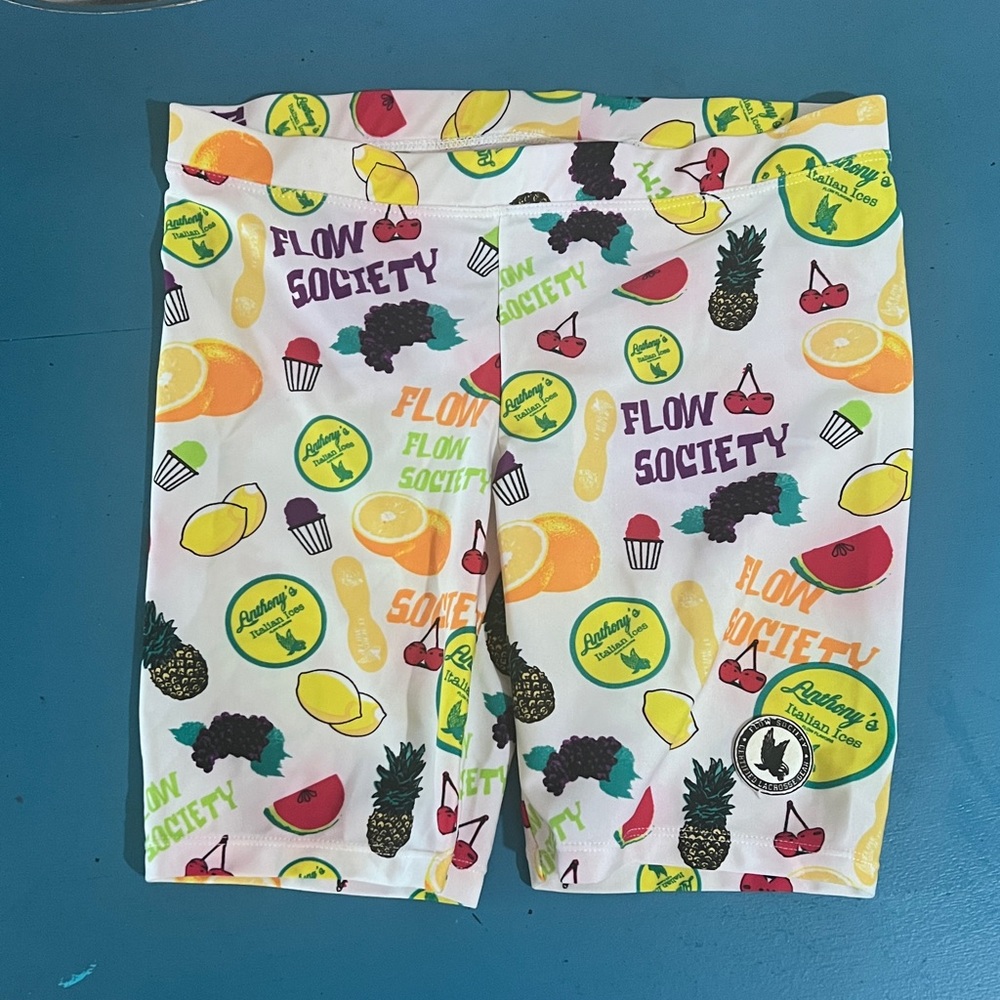 Flow Society Italian Ice/ Hawaiian Fruit Cyclist Shorts